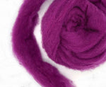 Load image into Gallery viewer, Carded Corriedale Slivers - Damson