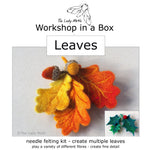 Load image into Gallery viewer, Workshop in a Box - Needle Felted Leaves, Acorns & Berries by The Lady Moth