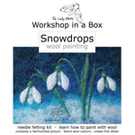 Load image into Gallery viewer, Workshop in a Box - Needle Felted Snowdrops by The Lady Moth.
