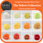 Load image into Gallery viewer, The Yellow Collection - Carded New Zealand Wool DHG 'Maori' Batts