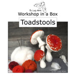 Load image into Gallery viewer, Workshop in a Box - Needle Felted Toadstools by The Lady Moth
