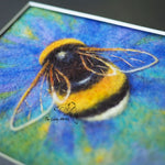 Load image into Gallery viewer, Online Video Tutorial - Needle Felted Bumblebee Picture by The Lady Moth.
