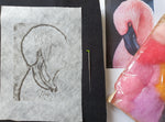 Load image into Gallery viewer, Needle Felted Flamingo Picture Kit
