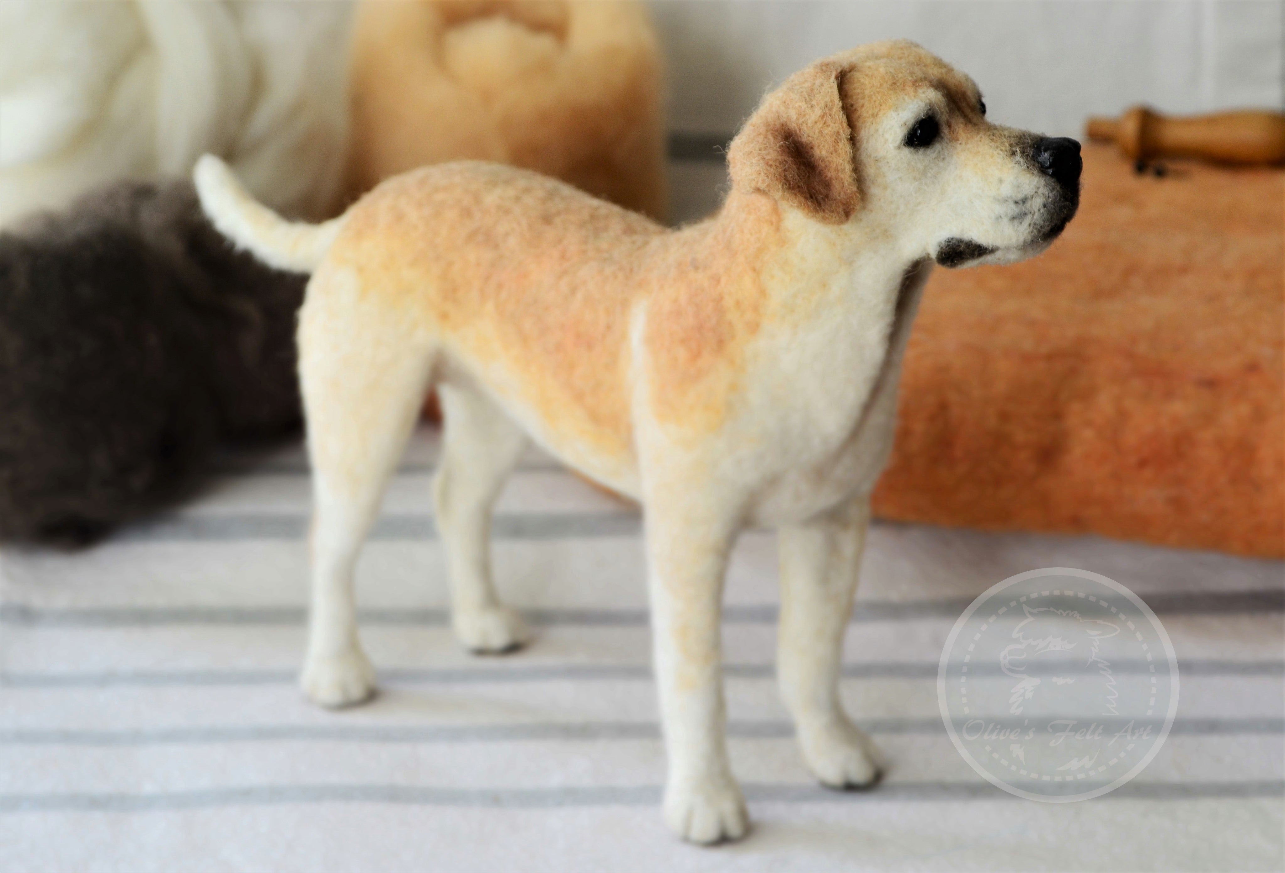 Masterclass Workshop Tutorial - Needle Felted Labrador Dog