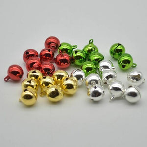Jingle Sleigh Bells - 14mm - choice of 4 colours in packs of 10
