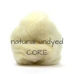 Load image into Gallery viewer, Carded Corriedale Slivers - Natural Undyed (perfect for CORE)
