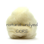 Load image into Gallery viewer, Carded Corriedale Slivers - Natural Undyed (perfect for CORE)