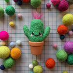 Load image into Gallery viewer, Kawaii Cactus - Beginners Needle Felting Kit