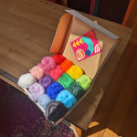 Load image into Gallery viewer, Rainbow Collection - Carded New Zealand Wool DHG 'Maori' 20g Batts x 16 colours