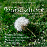 Load image into Gallery viewer, Workshop in a Box - Needle Felted Dandelions by Anna Potapova