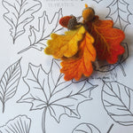 Load image into Gallery viewer, Workshop in a Box - Needle Felted Leaves, Acorns & Berries by The Lady Moth