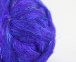 Load image into Gallery viewer, Sari Silk Top/Roving - 'Moon River' 20g