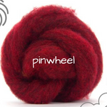 Load image into Gallery viewer, Carded Corriedale Slivers - Pinwheel