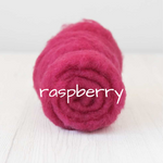 Load image into Gallery viewer, Carded Batting New Zealand Wool DHG 'Maori' Batt - Raspberry