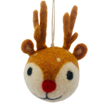 Load image into Gallery viewer, Reindeer Baubles - Needle Felting Kit