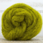 Load image into Gallery viewer, Carded Corriedale Slivers - Sunflower