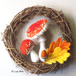 Load image into Gallery viewer, Online Video Tutorial - Needle Felted Toadstools by The Lady Moth