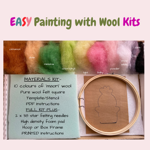 EASY Painting with Wool Tutorial