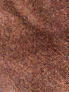 Orange & Rust 100% Pure Wool Tweed 25cm x 15cm