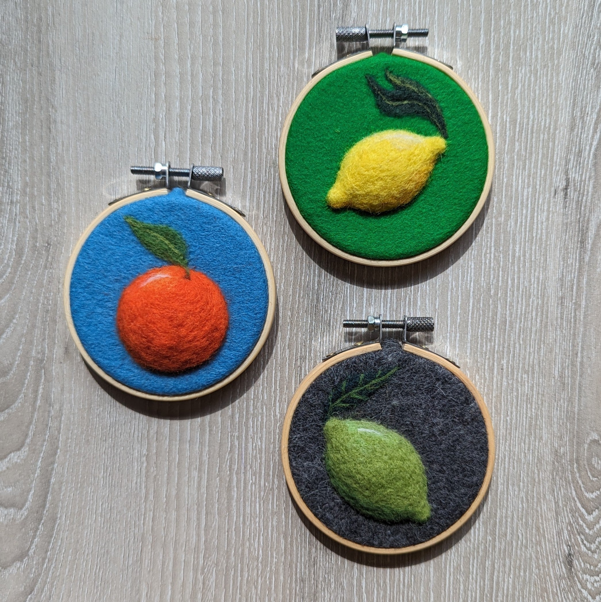 Citrus Needle Felting Workshop - 2.5D Project - North East Wool Show - Saturday 10th & Sunday 11th August 2024 - NEWCASTLE