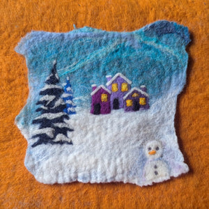 Festive Scene - Felting Workshops - October & November - Woodhall Spa, LINCOLNSHIRE