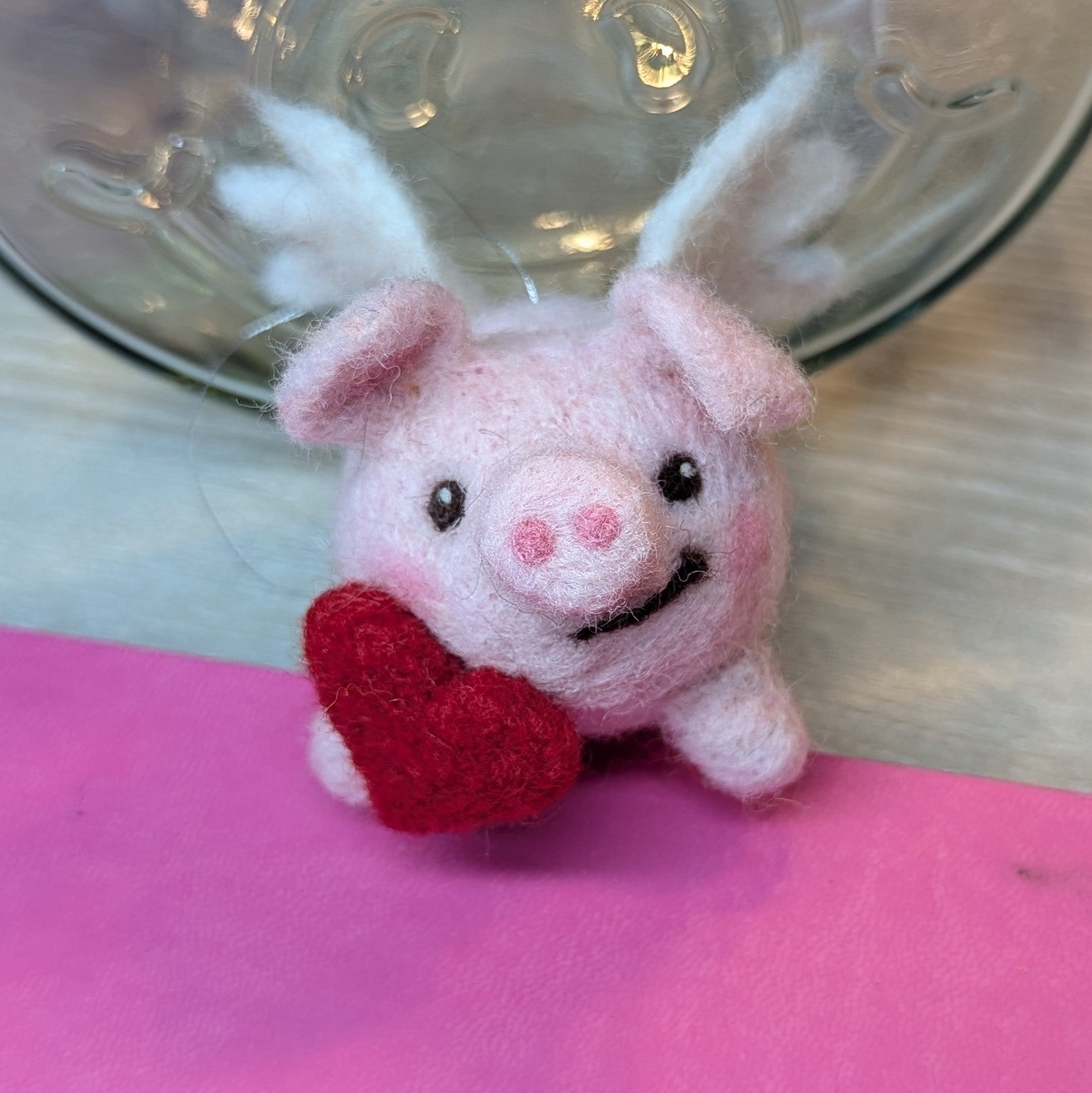 Felted 'Cupid Cu-Pig' Workshop - February - Woodhall Spa, LINCOLNSHIRE