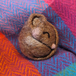 Load image into Gallery viewer, Sleepy Harvest Mouse Needle Felting Kit
