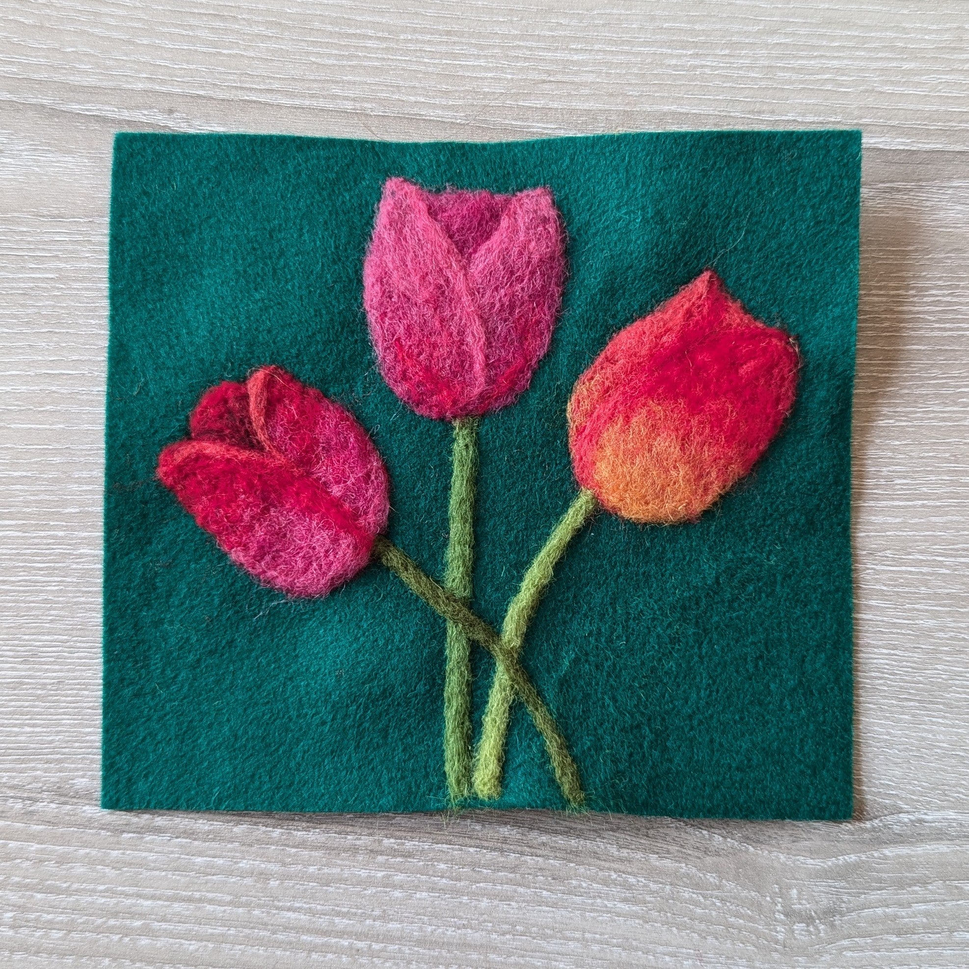 Tulip Picture - Needle Felting Workshop - March - Woodhall Spa, LINCOLNSHIRE