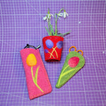 Load image into Gallery viewer, Pick &amp; Mix Tulip Picture - Needle Felting Workshop - 2026 Wool Shows
