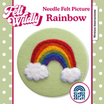 Load image into Gallery viewer, Rainbow Kit - Needle Felted Picture Kit
