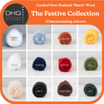 Load image into Gallery viewer, The Festive Collection - Carded New Zealand Wool DHG &#39;Maori&#39; Batts
