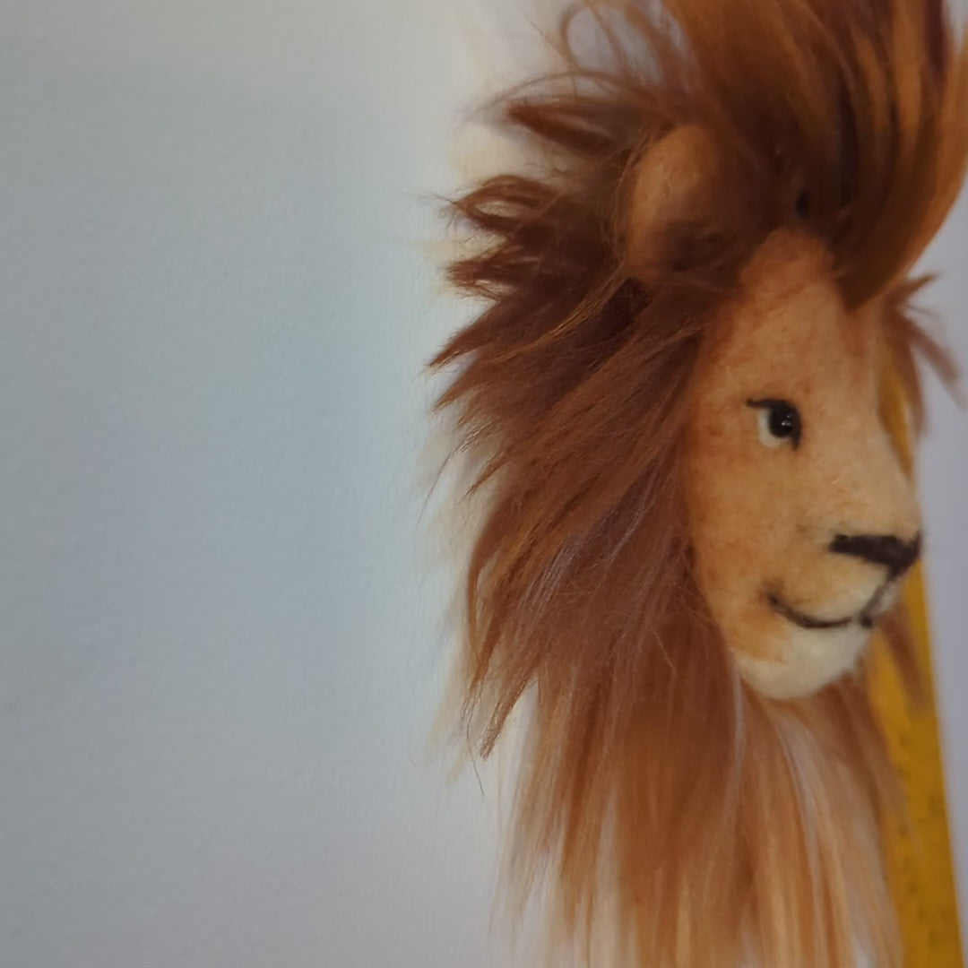 Felted Lion Bust Workshop - August - Woodhall Spa, LINCOLNSHIRE
