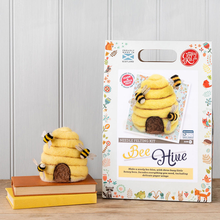 Bee Hive - Needle Felting Kit by The Crafty Kit Company