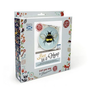 Bee in a Hoop - Felting Kit by The Crafty Kit Company