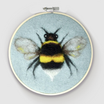 Load image into Gallery viewer, Bee in a Hoop - Felting Kit by The Crafty Kit Company
