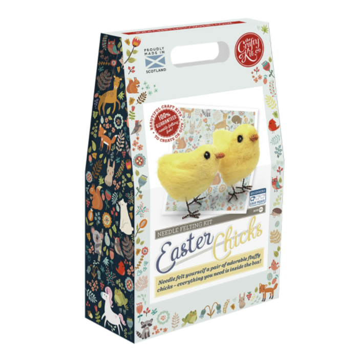Chirpy Chicks - Needle Felting Kit by The Crafty Kit Company