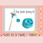 Load image into Gallery viewer, Give Us a Twirl Three DROP SPINDLE KIT - Gillian Gladrag
