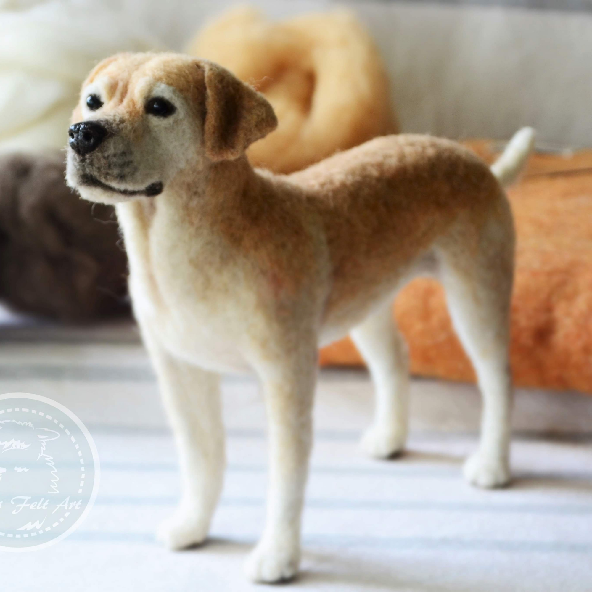 Masterclass Workshop Tutorial - Needle Felted Labrador Dog -  *FREE WORLDWIDE DELIVERY