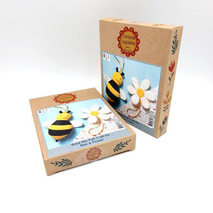 Bee & Flower Felt Art Mini Kit by Corinne Lapierre