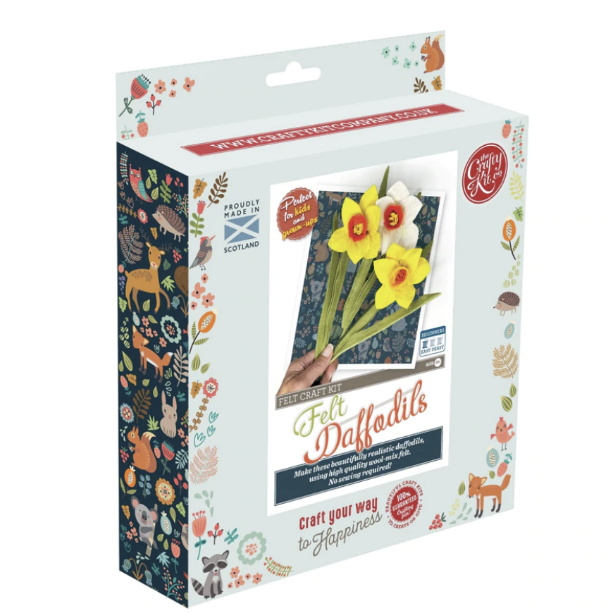 Felt Daffodils - Felting Kit by The Crafty Kit Company