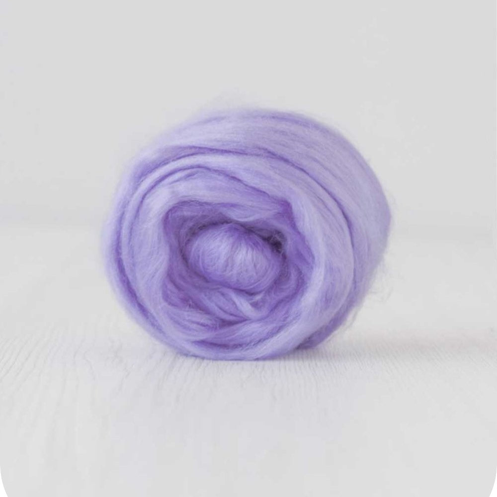 Viscose - Lavender - use for felting, doll/fairy hair, clothes