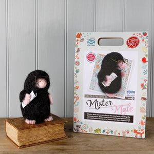 Mister Mole - Needle Felting Kit by The Crafty Kit Company
