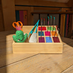 Load image into Gallery viewer, FeltABULOUS Organiser - Wooden Needle and Accessory Holder
