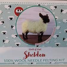 Shelden The Sheep Artisan Needle Felting WOW Kit
