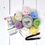 Load image into Gallery viewer, Spring Gnomes - Needle Felting Kit by The Crafty Kit Company
