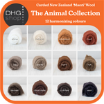 Load image into Gallery viewer, The Animal Collection - Carded New Zealand Wool DHG &#39;Maori&#39; Batts
