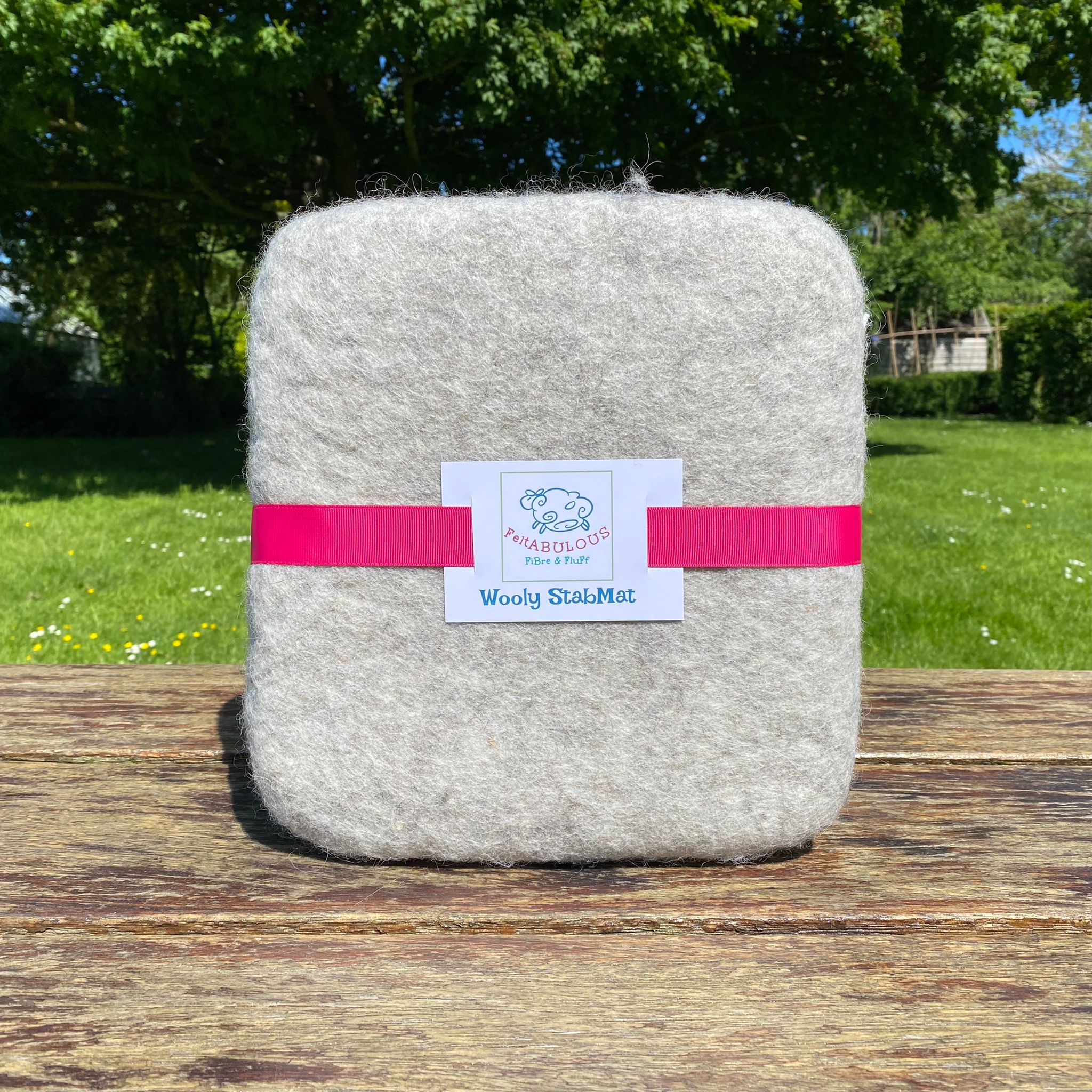 FeltABULOUS Wooly StabMat - PURE WOOL - Handmade in UK, Lincolnshire