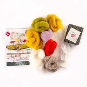 Woodland Toadstools - Needle Felting Kit by The Crafty Kit Company