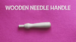 Load and play video in Gallery viewer, Wooden Needle Holder/Handle
