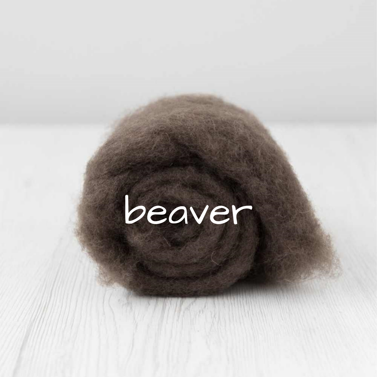 Carded Batting New Zealand Wool DHG 'Maori' Batt - Beaver – Felt Wildly